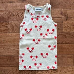 Mini rodini size 116/122 mouse tank top (5-7years)